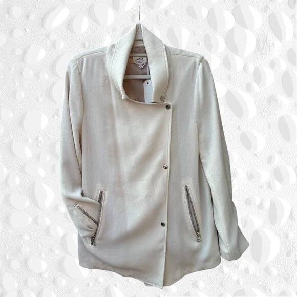 Aritzia Wilfred Mayet Jacket - Ivory/Silver - Medium - Like New - Picture 2 of 10